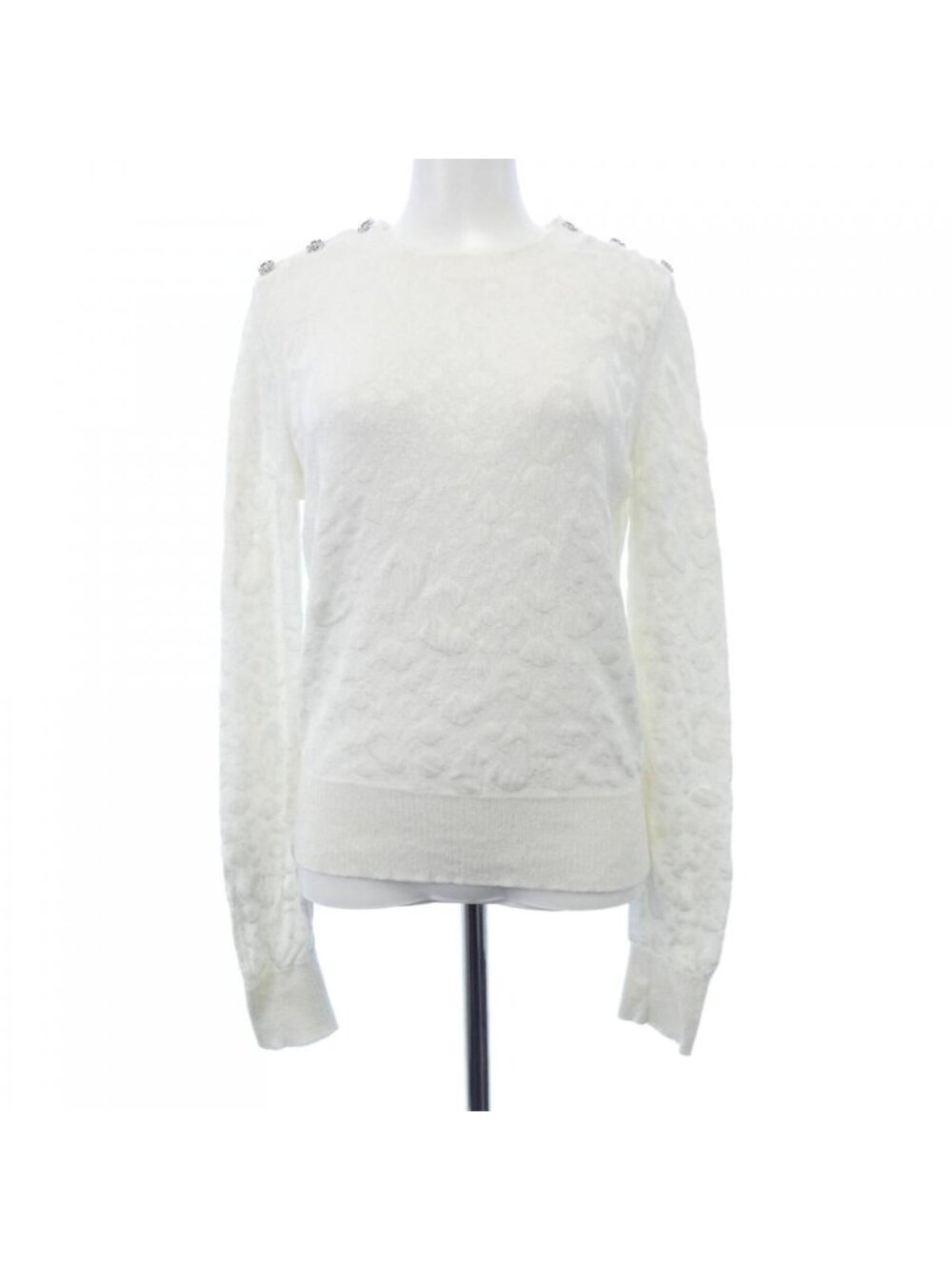 Chanel Knit Sweater White